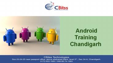 Android Training in Chandigarh