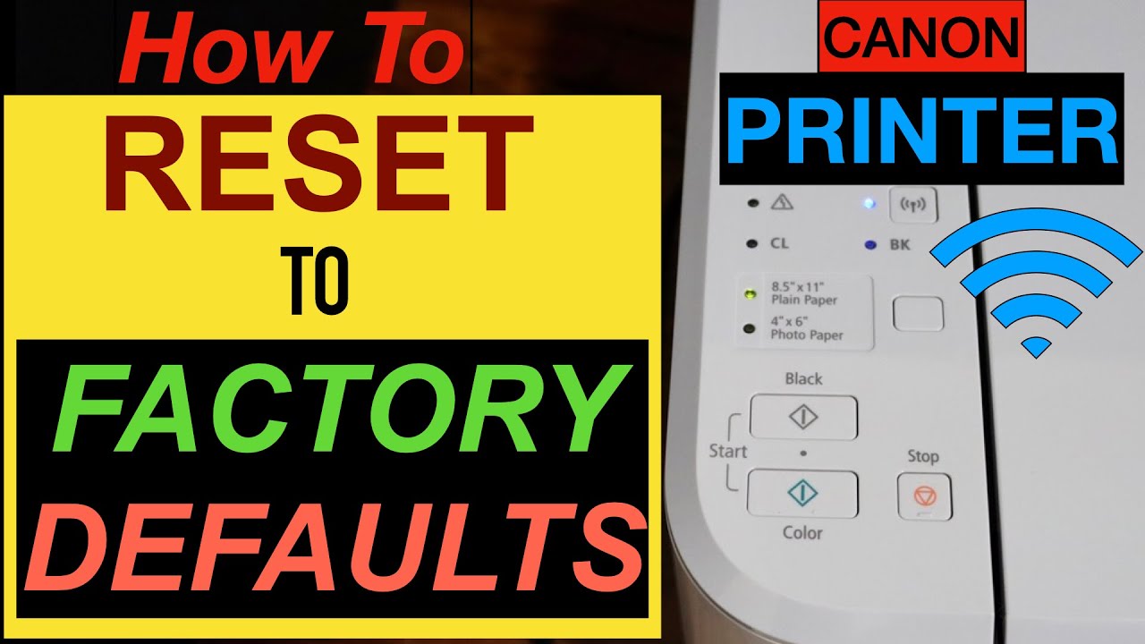 How to Reset a Canon Printer to Factory Settings: A Comprehensive Guide