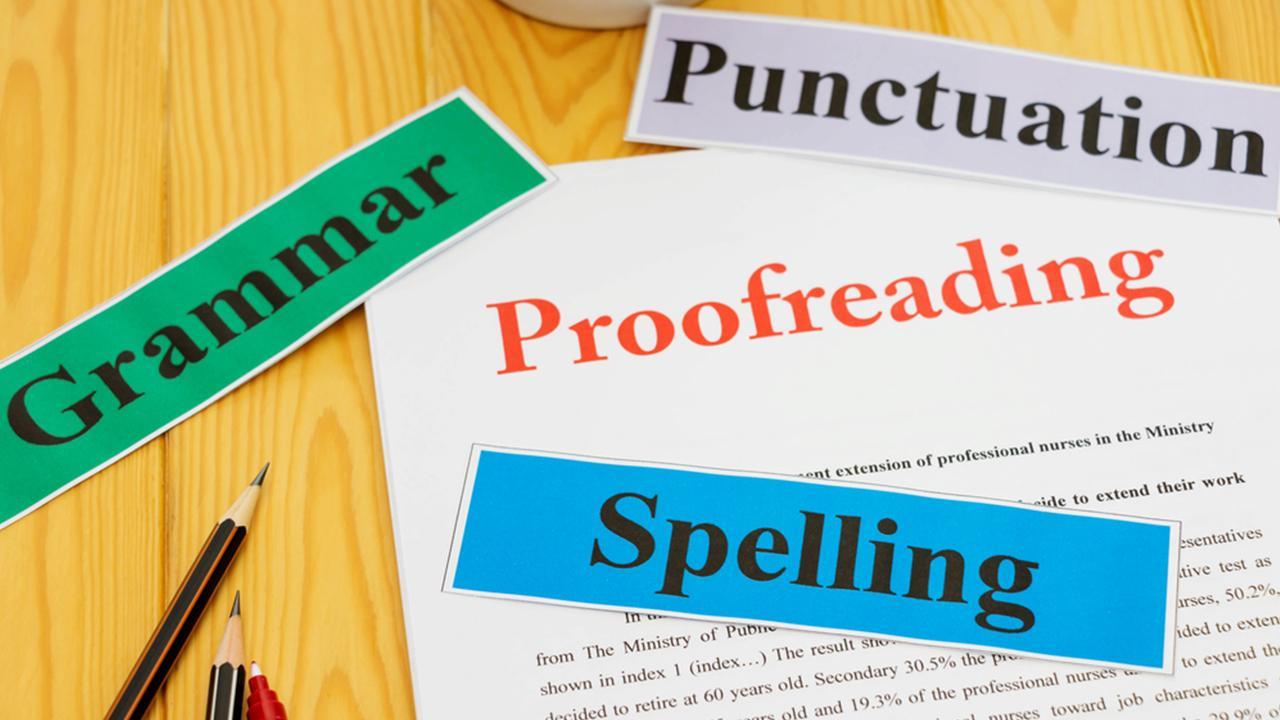 academic writing proofreading